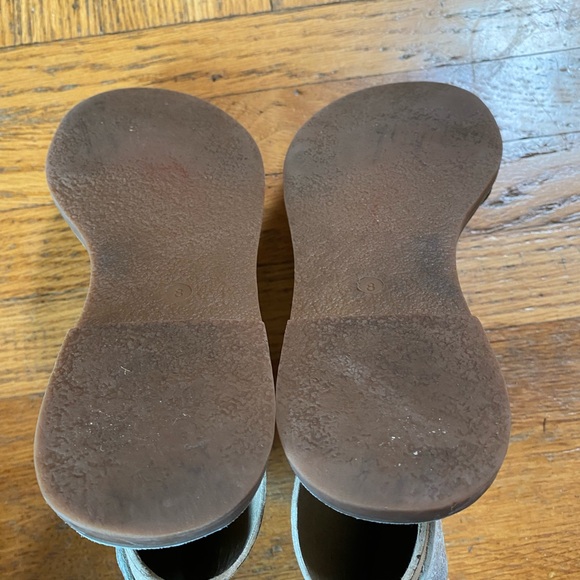 Madewell The Boardwalk Ankle Strap Leather Metallic Sz Women’s 8 - Picture 12 of 15